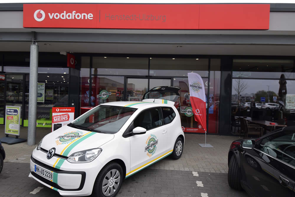 Der Vodafone Shop mit MegaRepair in Henstedt-Ulzburg. 